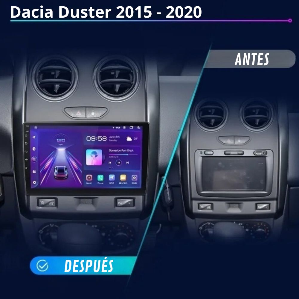 Android Auto Radio Carplay Dacia Duster 2015-2020