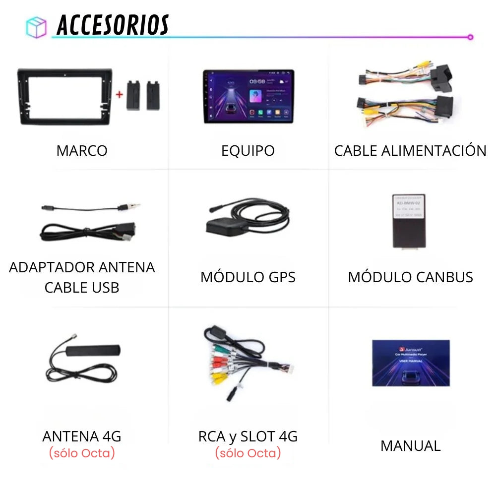 Android Auto Carplay Fiat Bravo 2007 - 2012 Screen