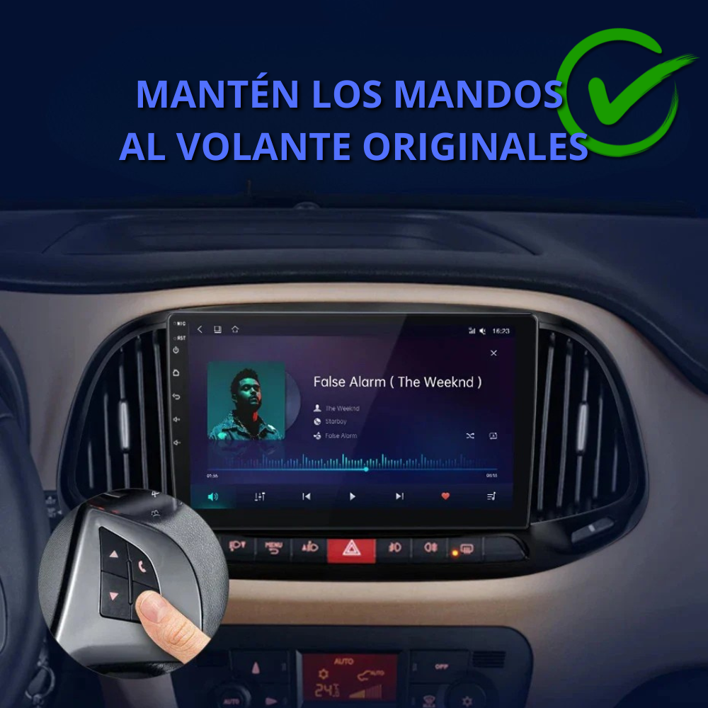 Android Autoradio Carplay Fiat Doblo 2015-2019