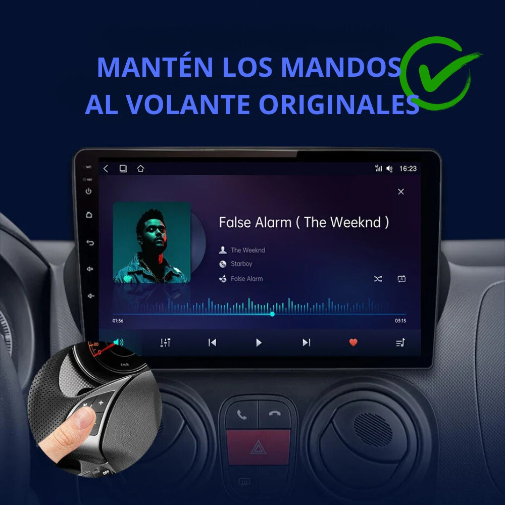 Android Auto Radio Carplay Fiat Fiorino Qubo Citroen Nemo Peugeot Bipper 2008-2017