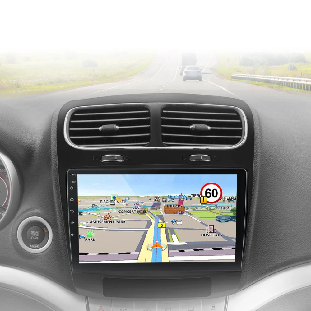 Android Auto Carplay Bildschirm Fiat Freemont Dodge Journey 2011-2020