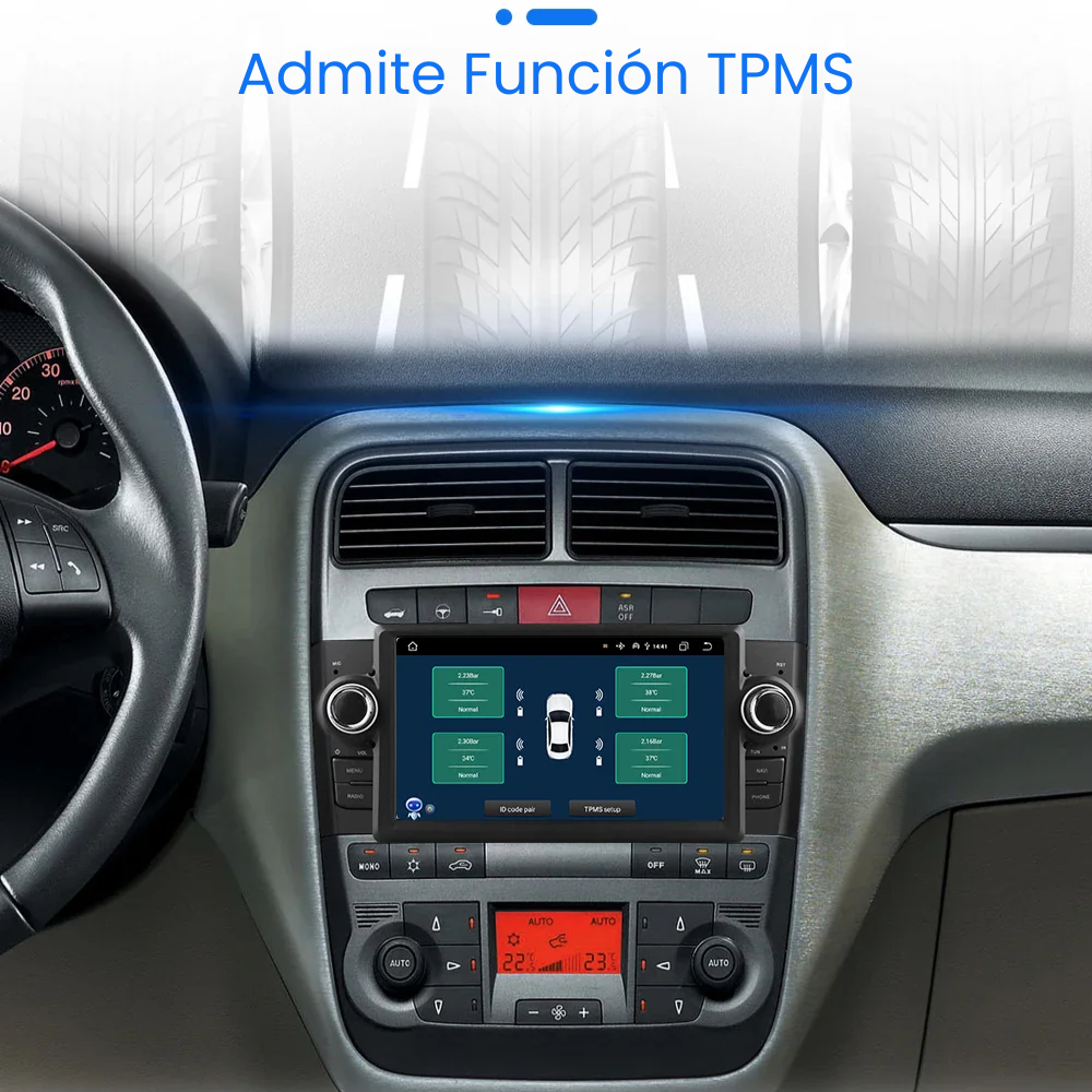 Android Auto Radio Carplay Fiat Grande Punto / Fiat Linea 2007-2012