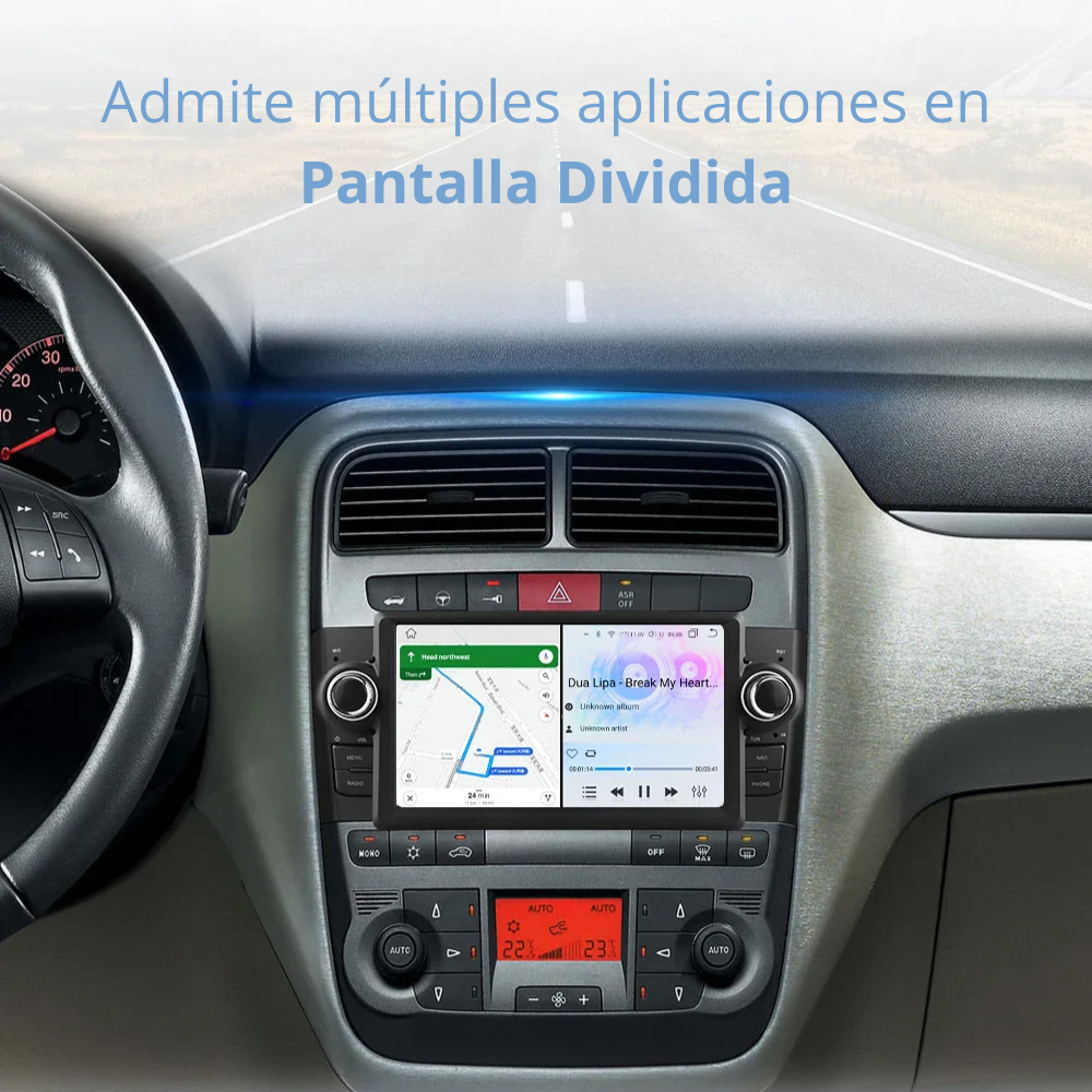 Android Auto Radio Carplay Fiat Grande Punto / Fiat Linea 2007-2012