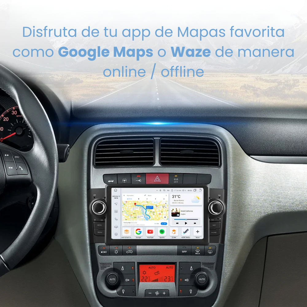 Android Auto Radio Carplay Fiat Grande Punto / Fiat Linea 2007-2012