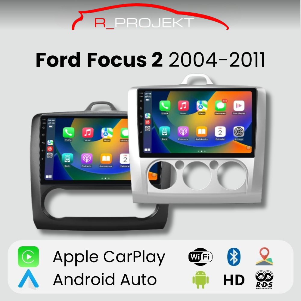 Android Auto Radio Carplay Ford Focus 2 MK2 2004-2011