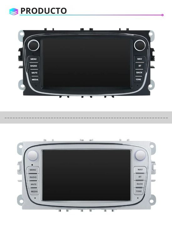 Radio Android Auto Carplay Ford Focus C-Max S-Max Mondeo Galaxy Kuga RProjekt