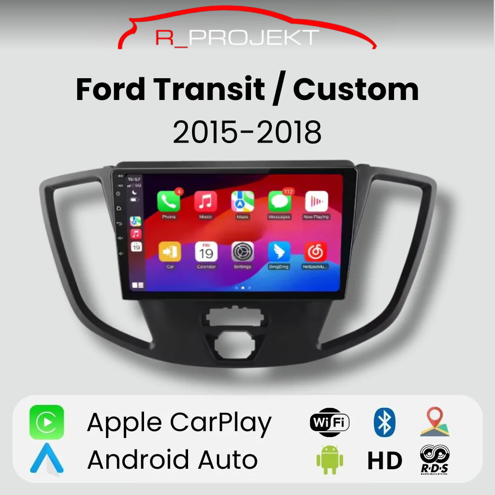 Pantalla Android Auto Carplay Ford Transit 2015 - 2018