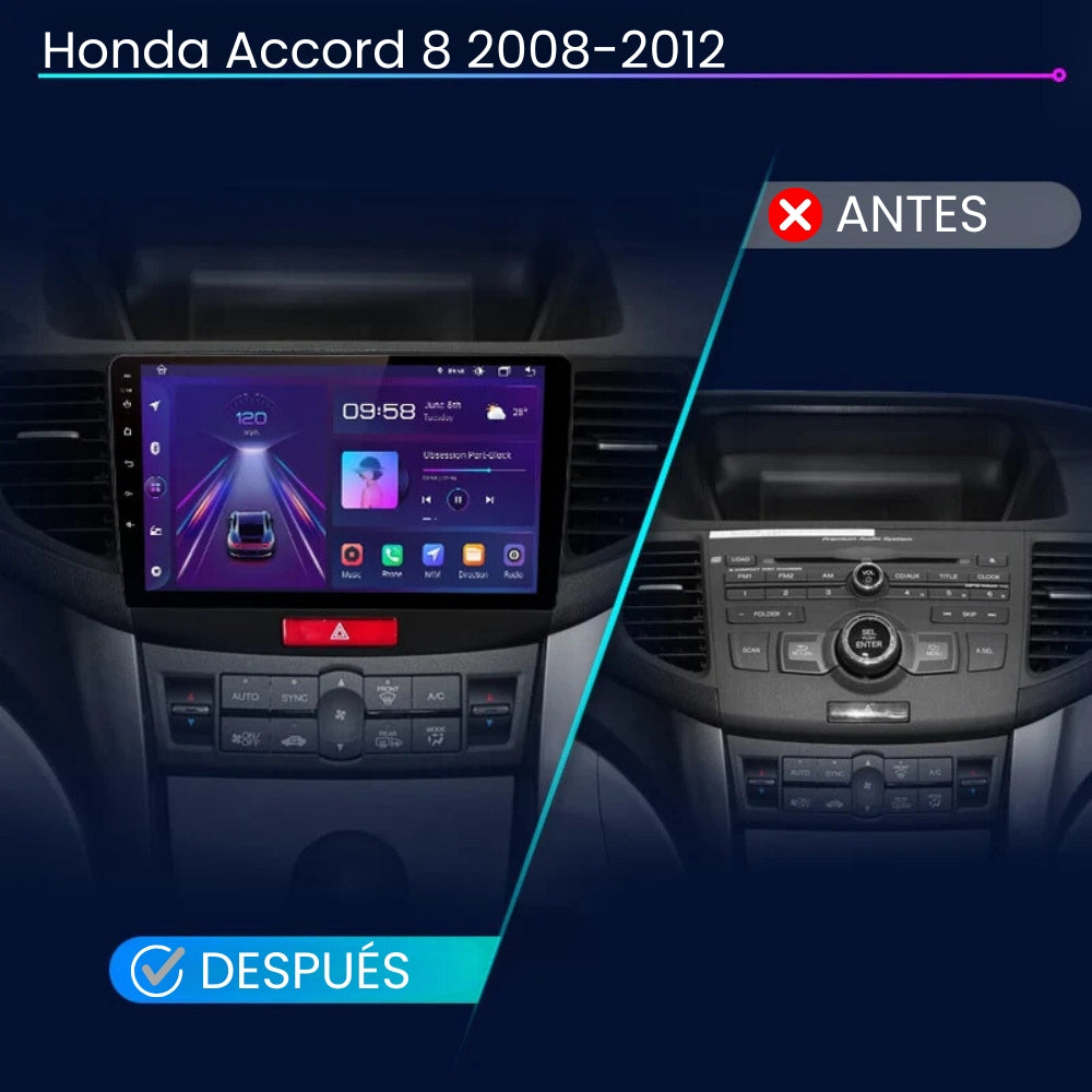 Radio Android Auto Carplay Honda Accord 8 2008-2012