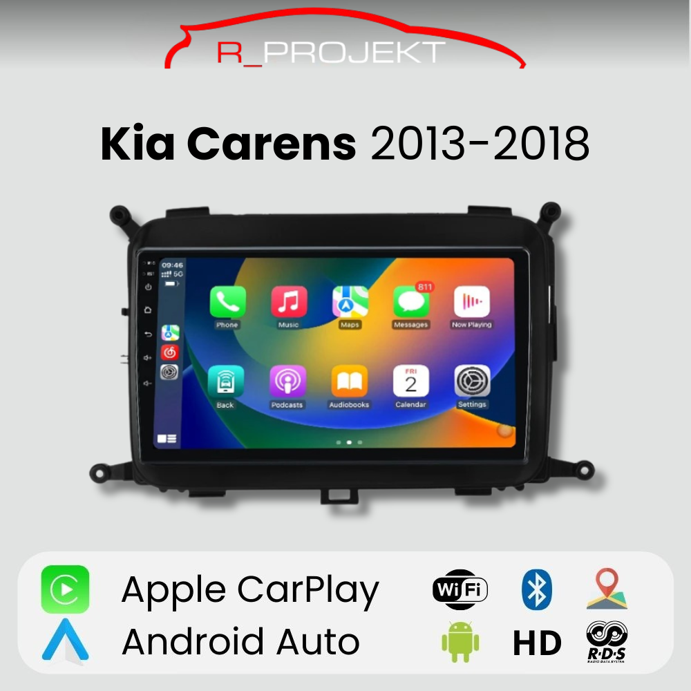 Android Autoradio Carplay Kia Carens 2013-2018
