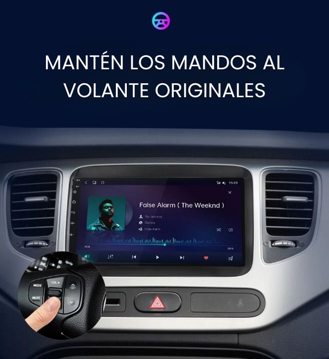Android Autoradio Carplay Kia Carens 2013-2018