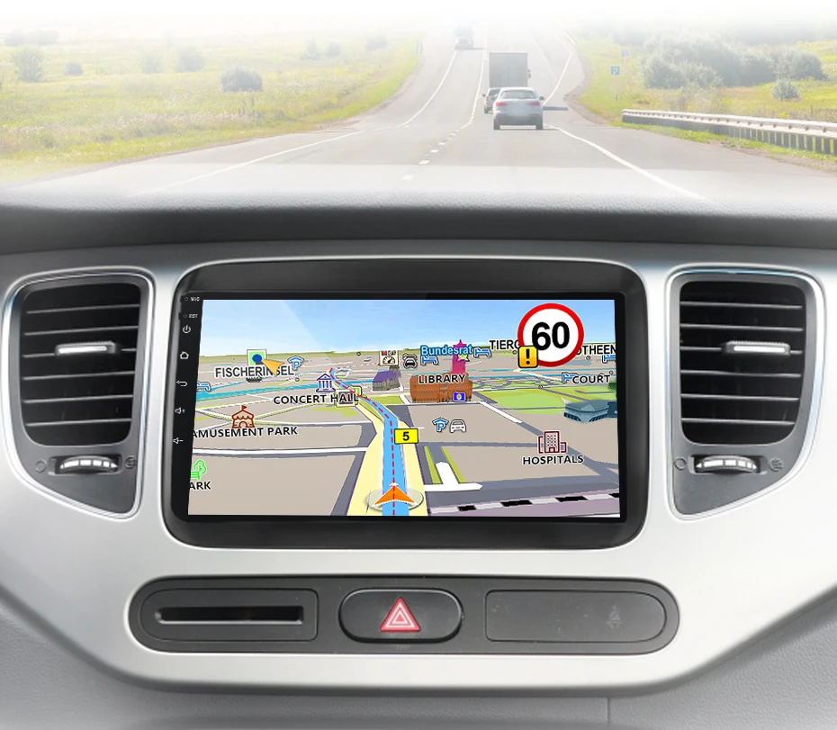 Android Autoradio Carplay Kia Carens 2013-2018