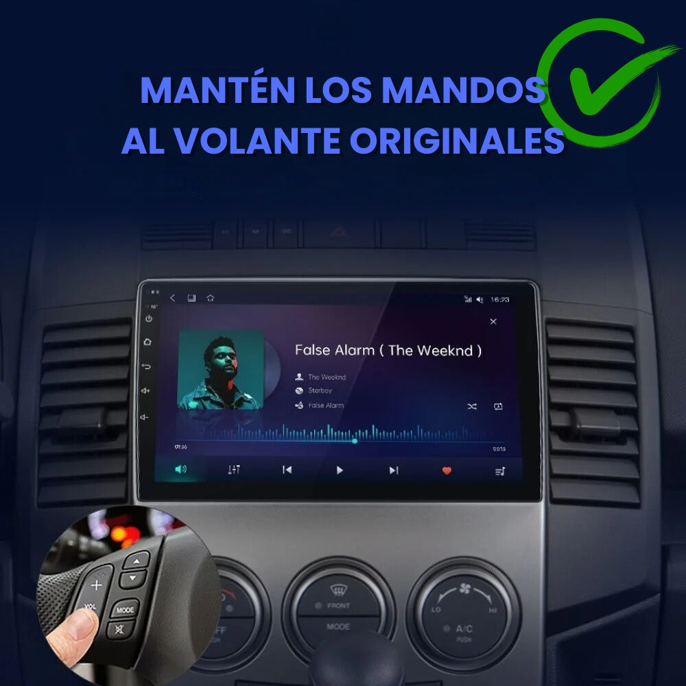 Pantalla Android Auto Carplay Mazda 5 2005-2010