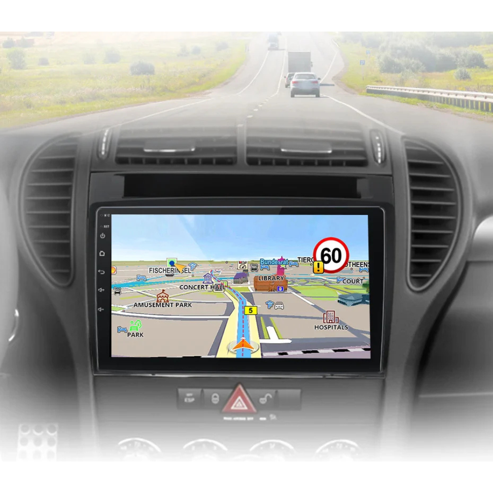 Android Auto Radio Carplay Mercedes SLK R171 2004-2010