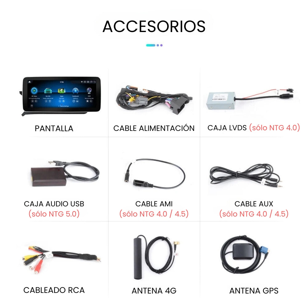 Android Auto Radio Carplay Mercedes C Class W204 W205 S204 S205 C204 C205 2007-2015