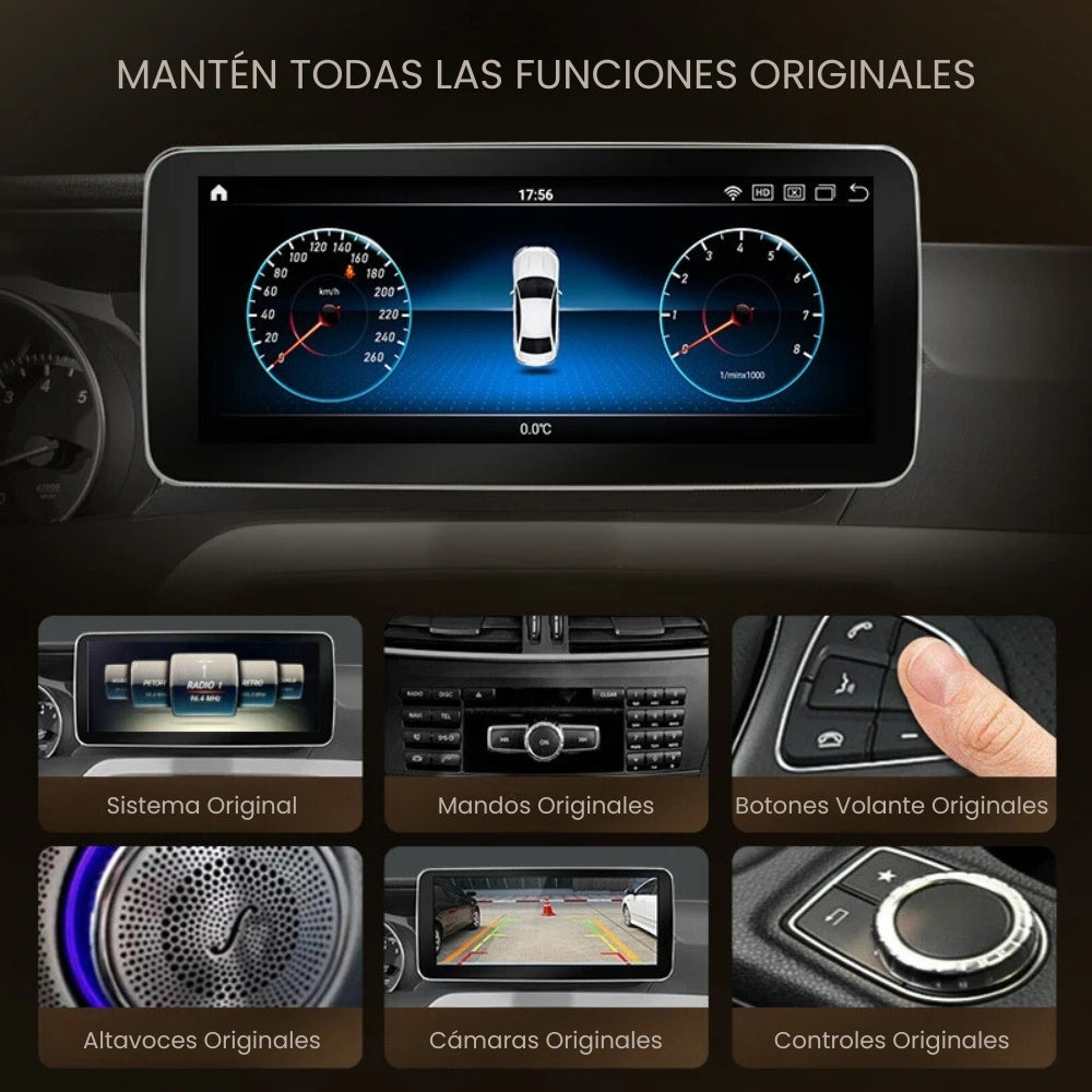 Android Auto Radio Carplay Mercedes C Class W204 W205 S204 S205 C204 C205 2007-2015