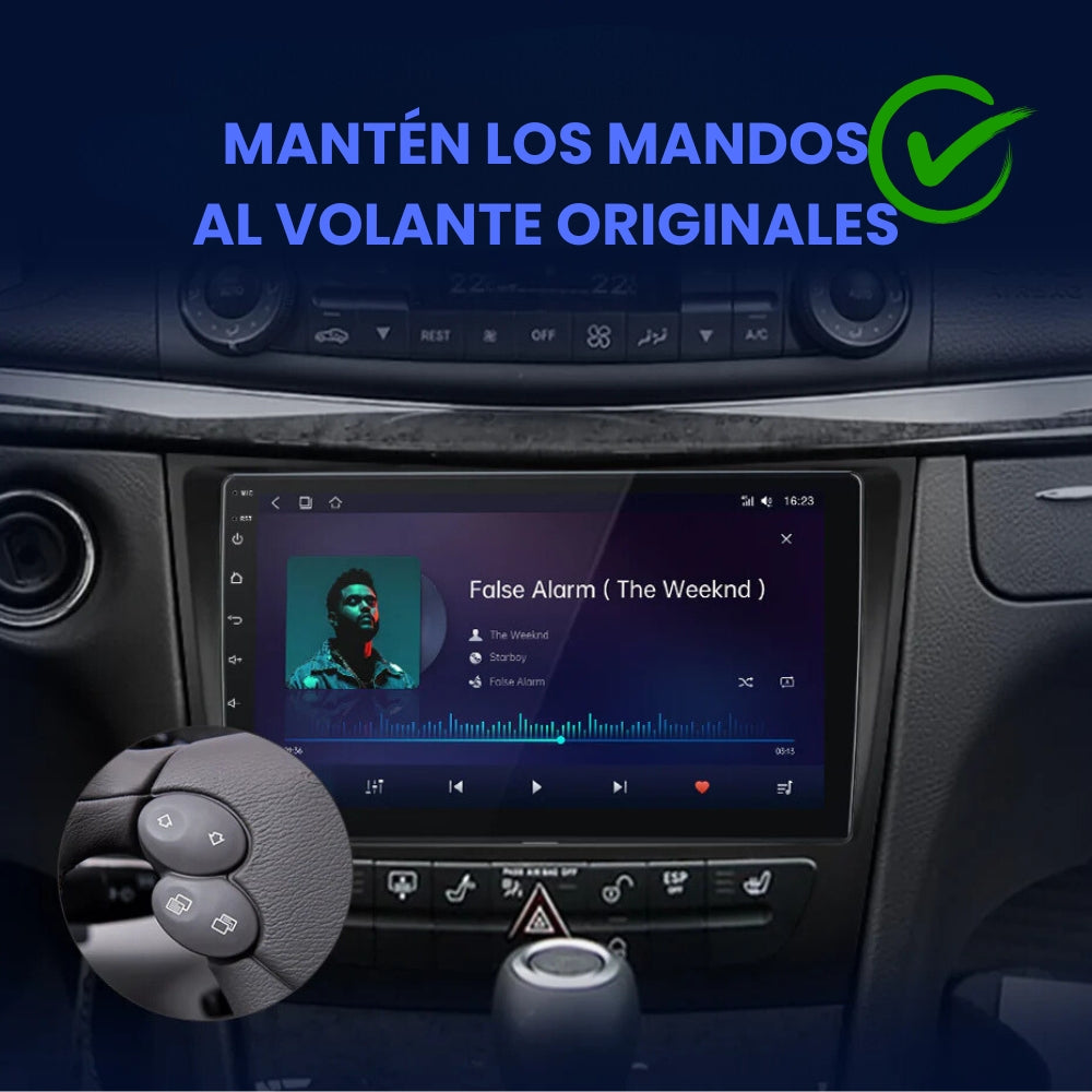 Android Auto Radio Carplay Mercedes E Class W211 CLS Class W219 2002-2010