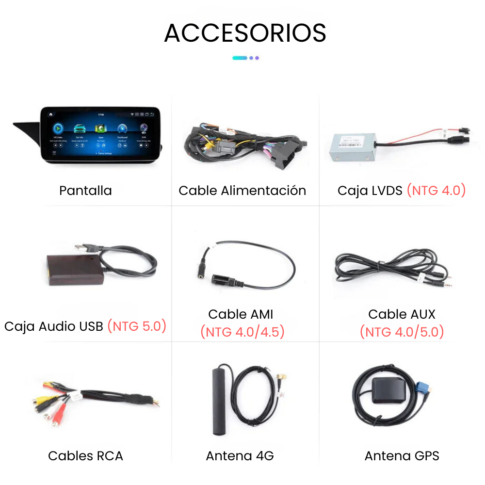 Android Auto Radio Carplay Mercedes E Class W212 S212 C212 2009-2016