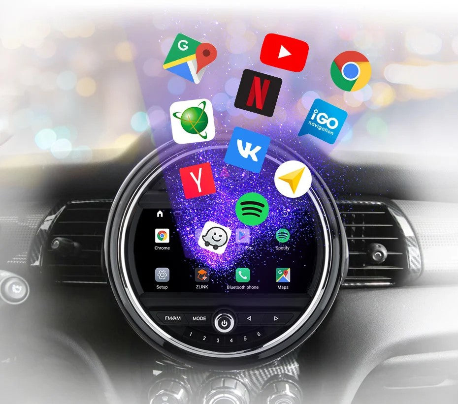 Radio Android Auto Carplay Mini Cooper R60 2011-2014 RProjekt