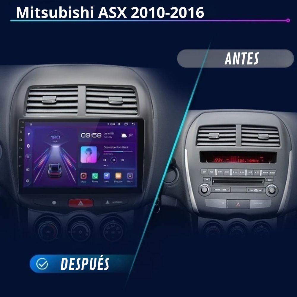 Android Auto Radio Carplay Mitsubishi ASX 1 2010 - 2016