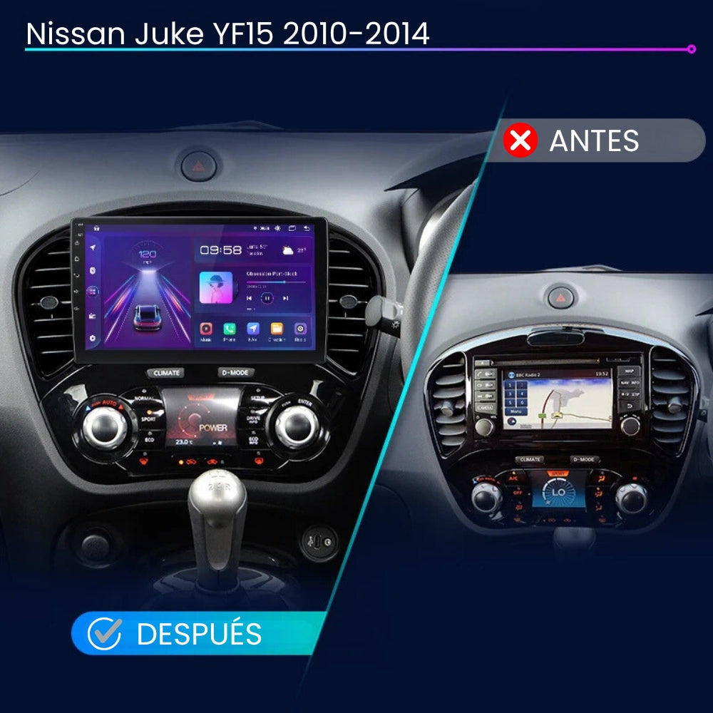 Android Auto Radio Carplay Nissan Juke YF15 2010-2014