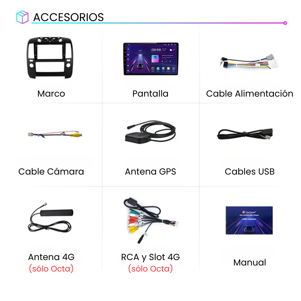 Android Auto Radio Carplay Nissan Navara 3 D40 2006-2012