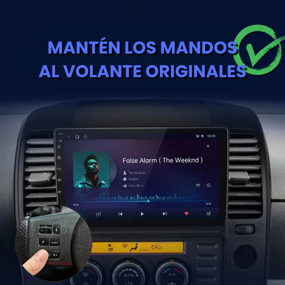 Android Auto Radio Carplay Nissan Navara 3 D40 2006-2012