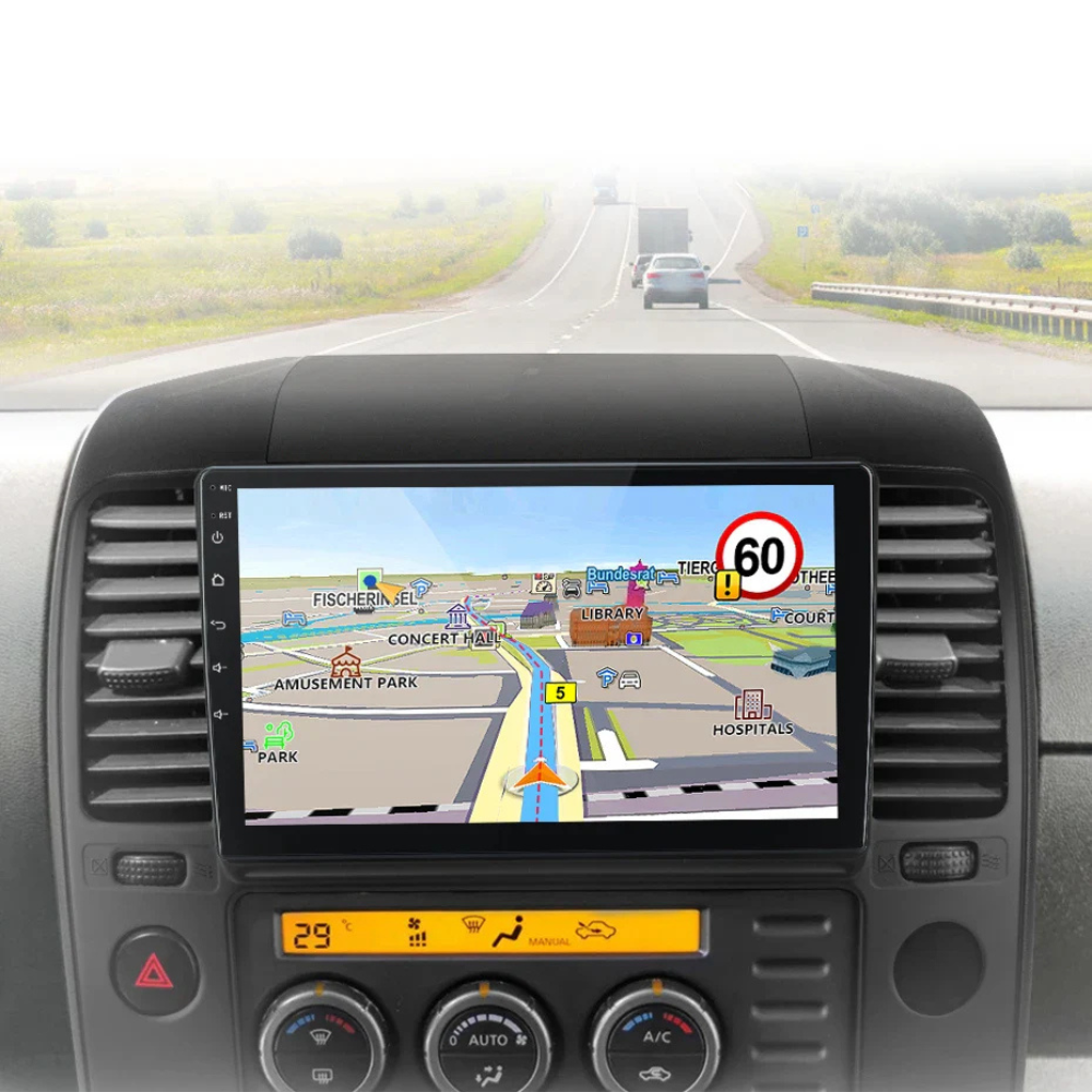 Android Auto Radio Carplay Nissan Navara 3 D40 2006-2012
