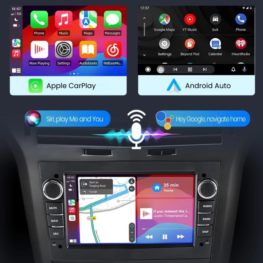 Android Auto Radio Carplay Opel Astra H Corsa D Antara Vectra C Signum Meriva Vivaro Tigra