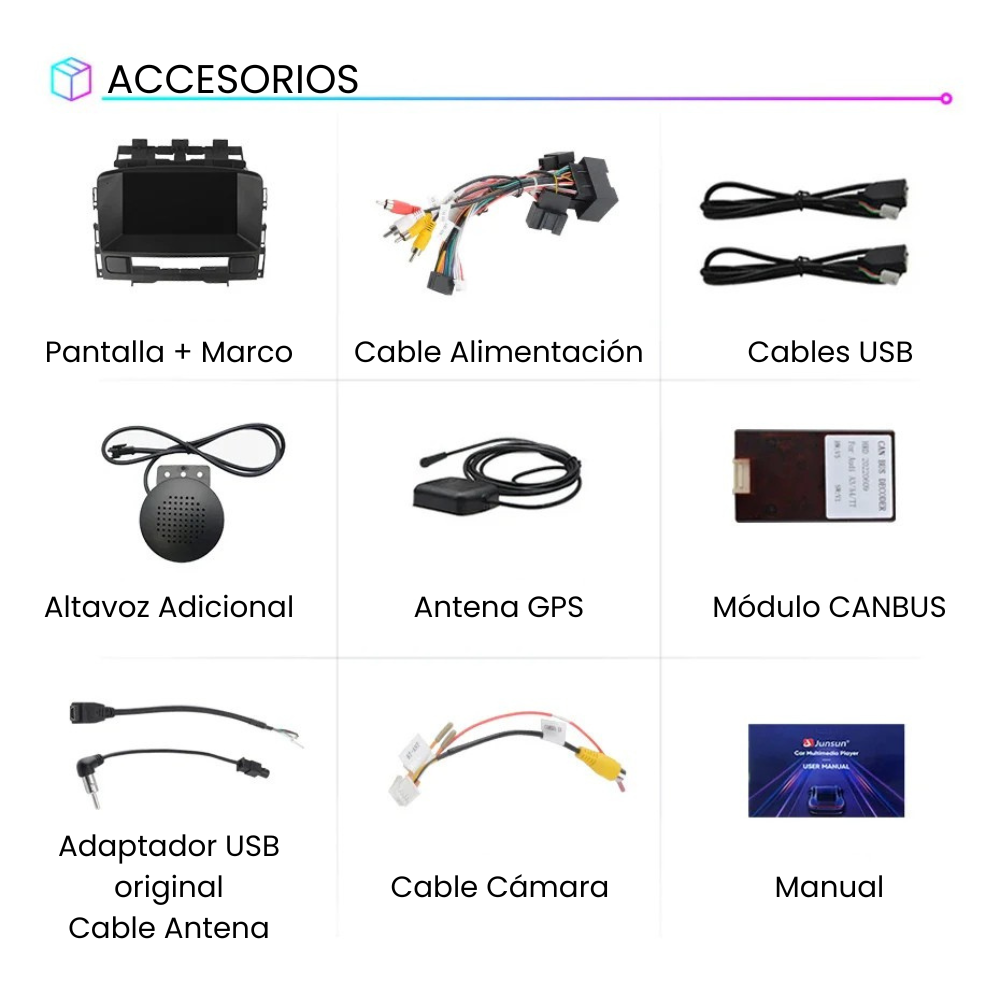 Radio Android Auto Carplay Opel Astra J 2009-2015