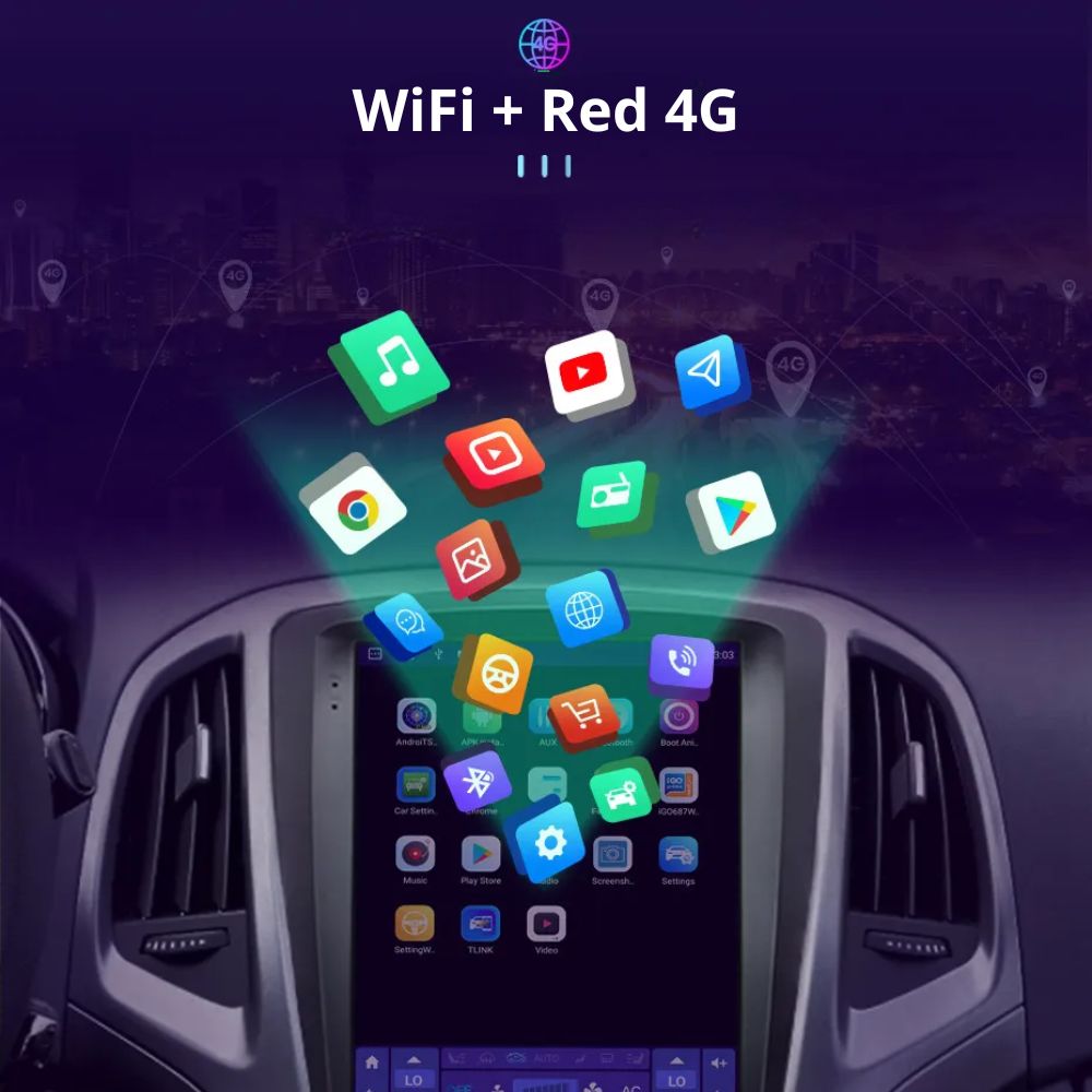 Radio Android Auto Carplay 10" Opel Astra J 2009-2015