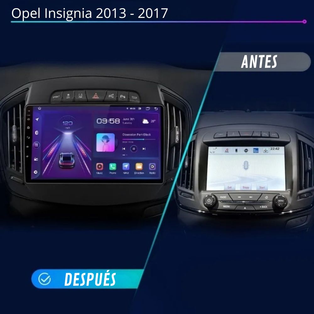 Android Auto Radio Carplay Opel Insignia 2013 - 2017