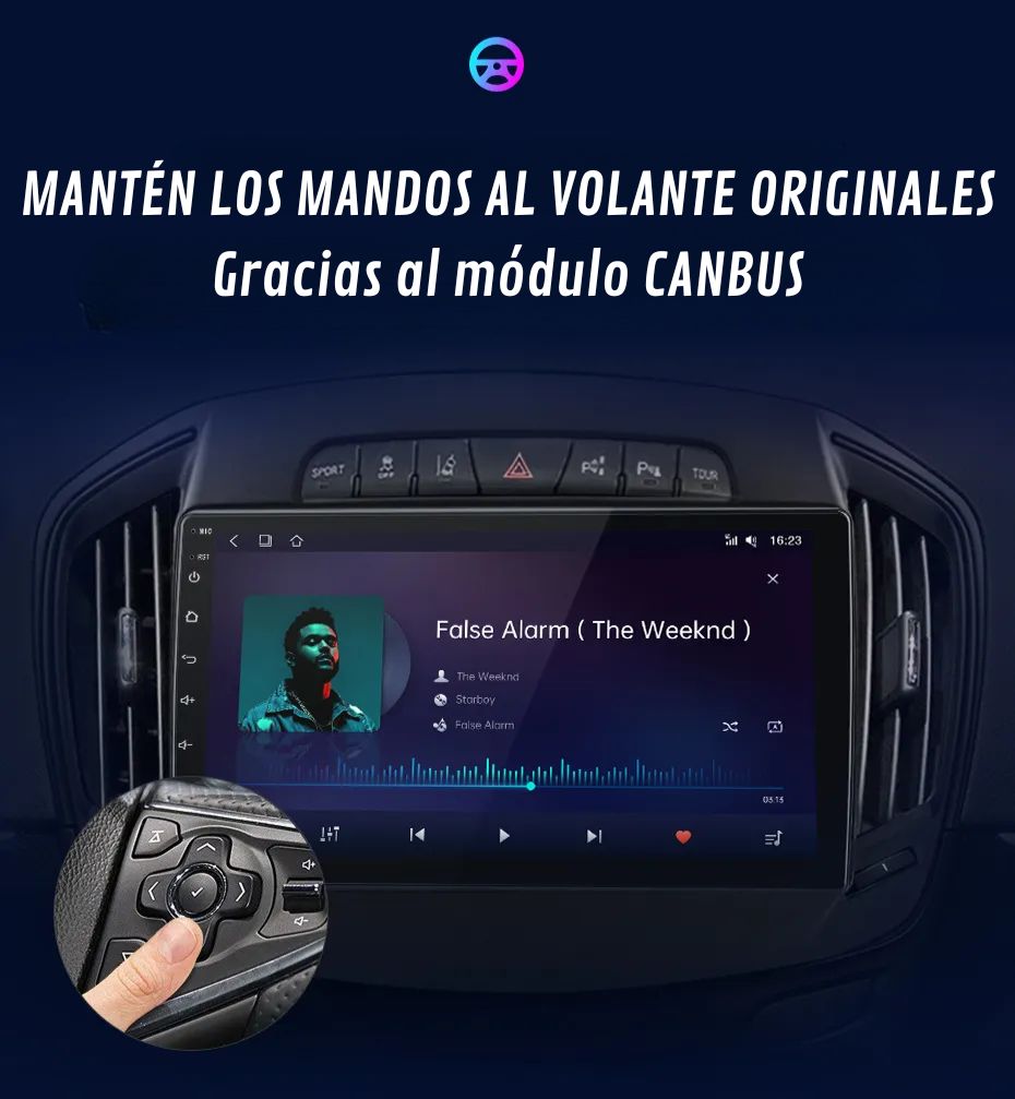 Android Auto Radio Carplay Opel Insignia 2013 - 2017