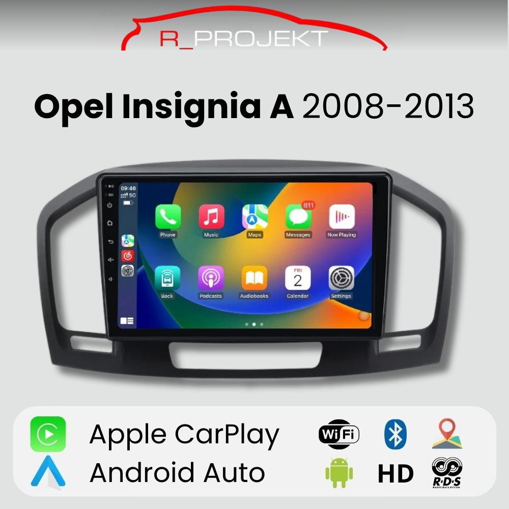 Android Auto Radio Carplay Opel Insignia A 2008-2013