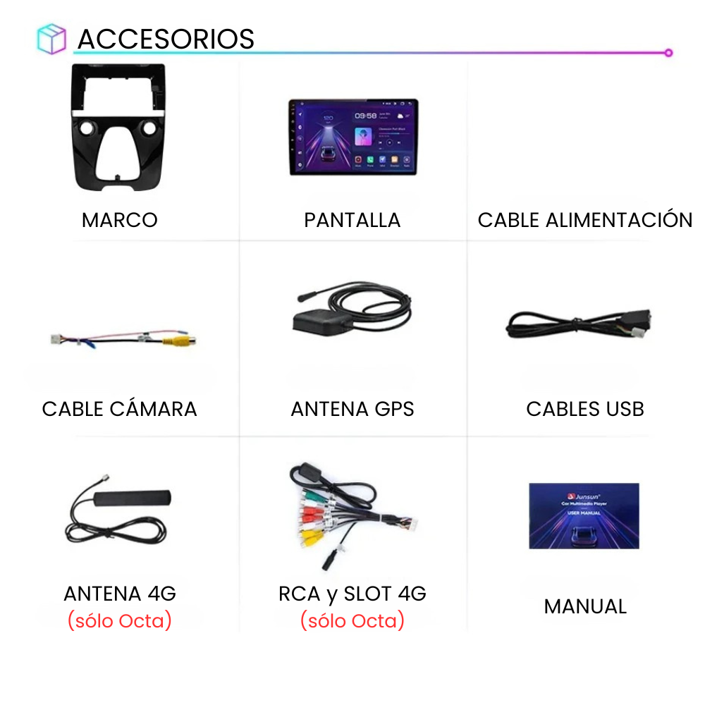 Android Auto Radio Carplay Peugeot 108 | Citroen C1 | Toyota Aygo 2014-2021