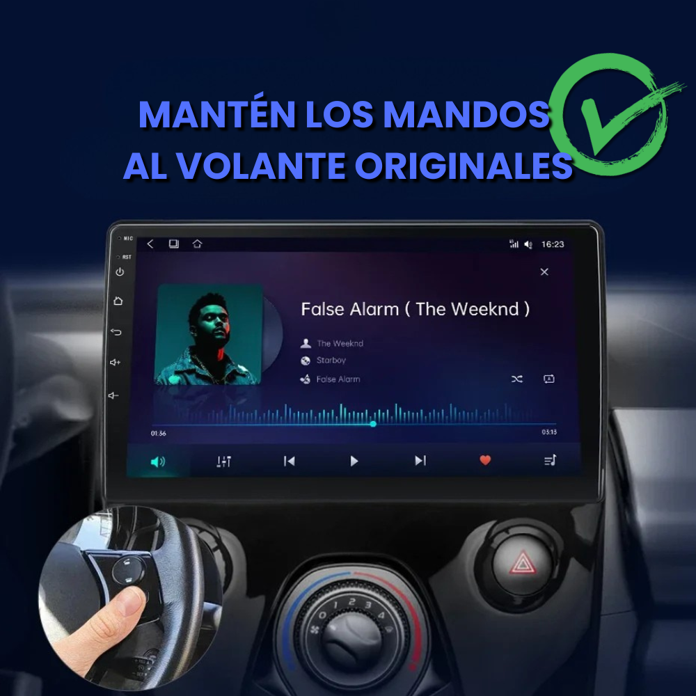 Android Auto Radio Carplay Peugeot 108 | Citroen C1 | Toyota Aygo 2014-2021