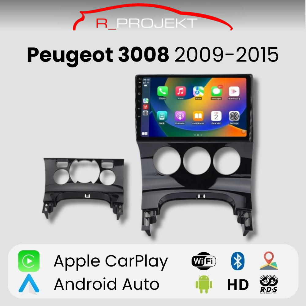 Android Autoradio Carplay Peugeot 3008 2009-2015
