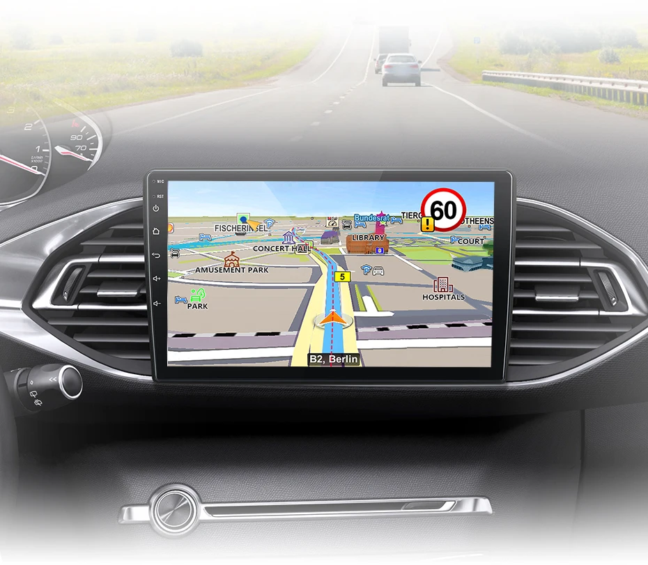 Android Auto Radio Carplay Peugeot 308 2013 - 2017