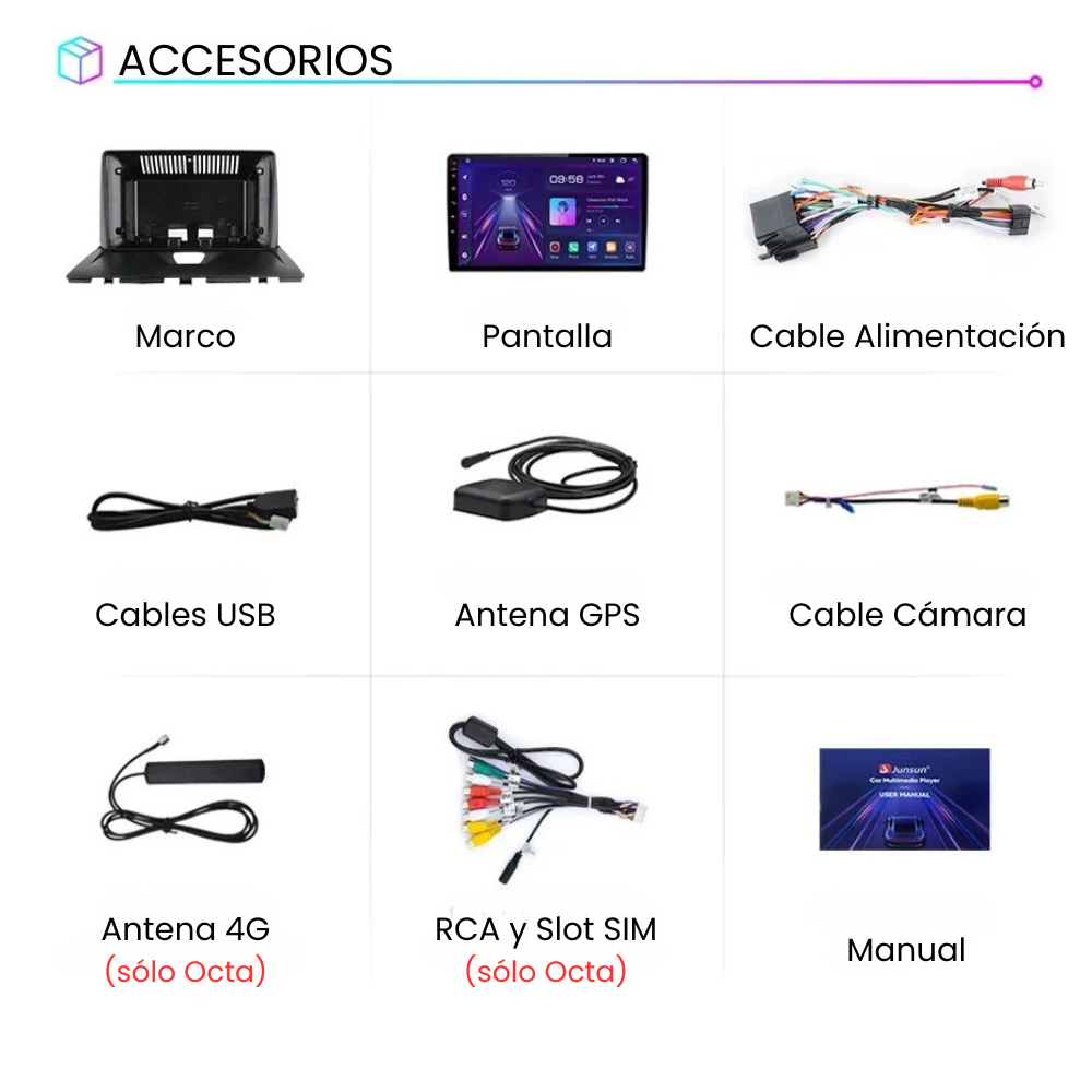 Android Auto Radio Carplay Peugeot Expert 2007-2016