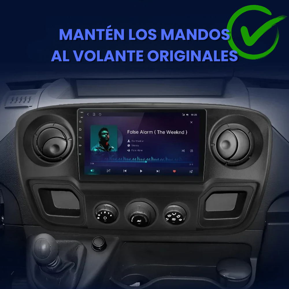 Android Auto Radio Carplay Renault Master Nissan NV400 Opel Movano 2010-2021