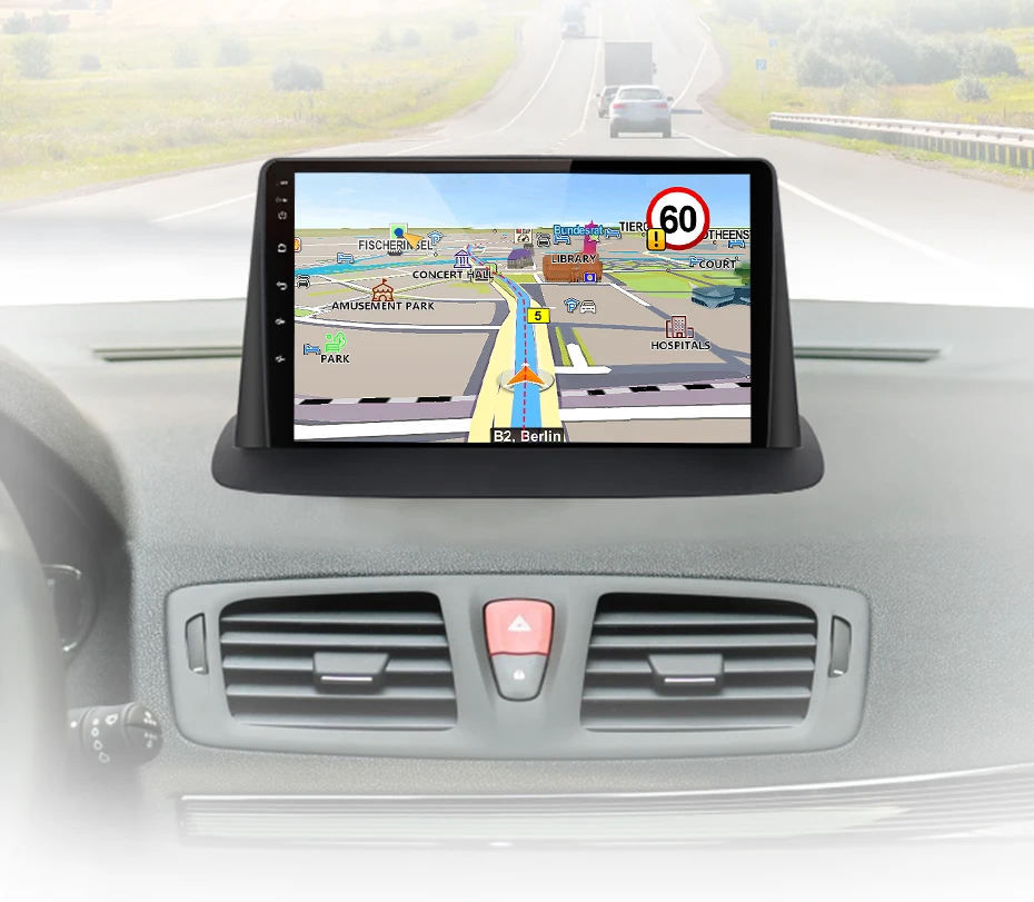 Android Auto Radio Carplay Renault Megane 3 Fluence 2008-2014