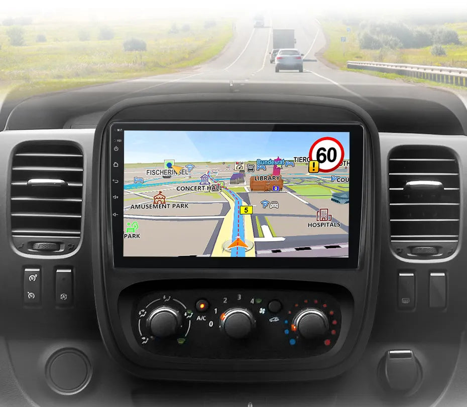 Radio Android Auto Carplay Renault Trafic 3 2014-2021 Opel Vivaro B 2014-2018