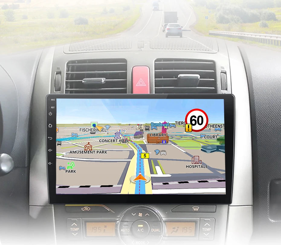 Android Autoradio Carplay Toyota Auris E150 2006 - 2012