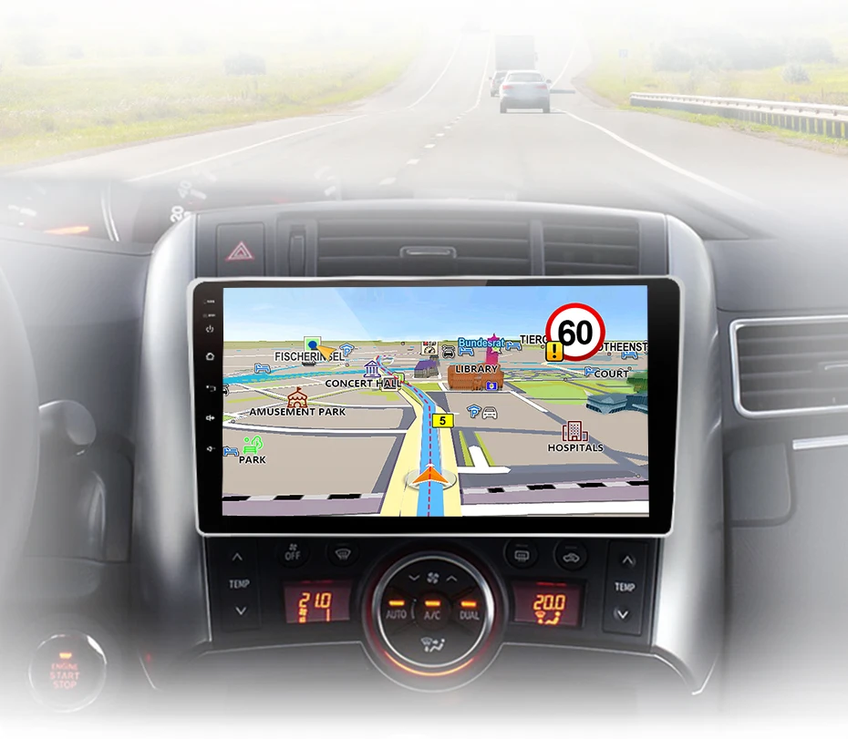 Radio Android Auto Carplay Toyota Corolla Verso 2009 - 2018 RProjekt