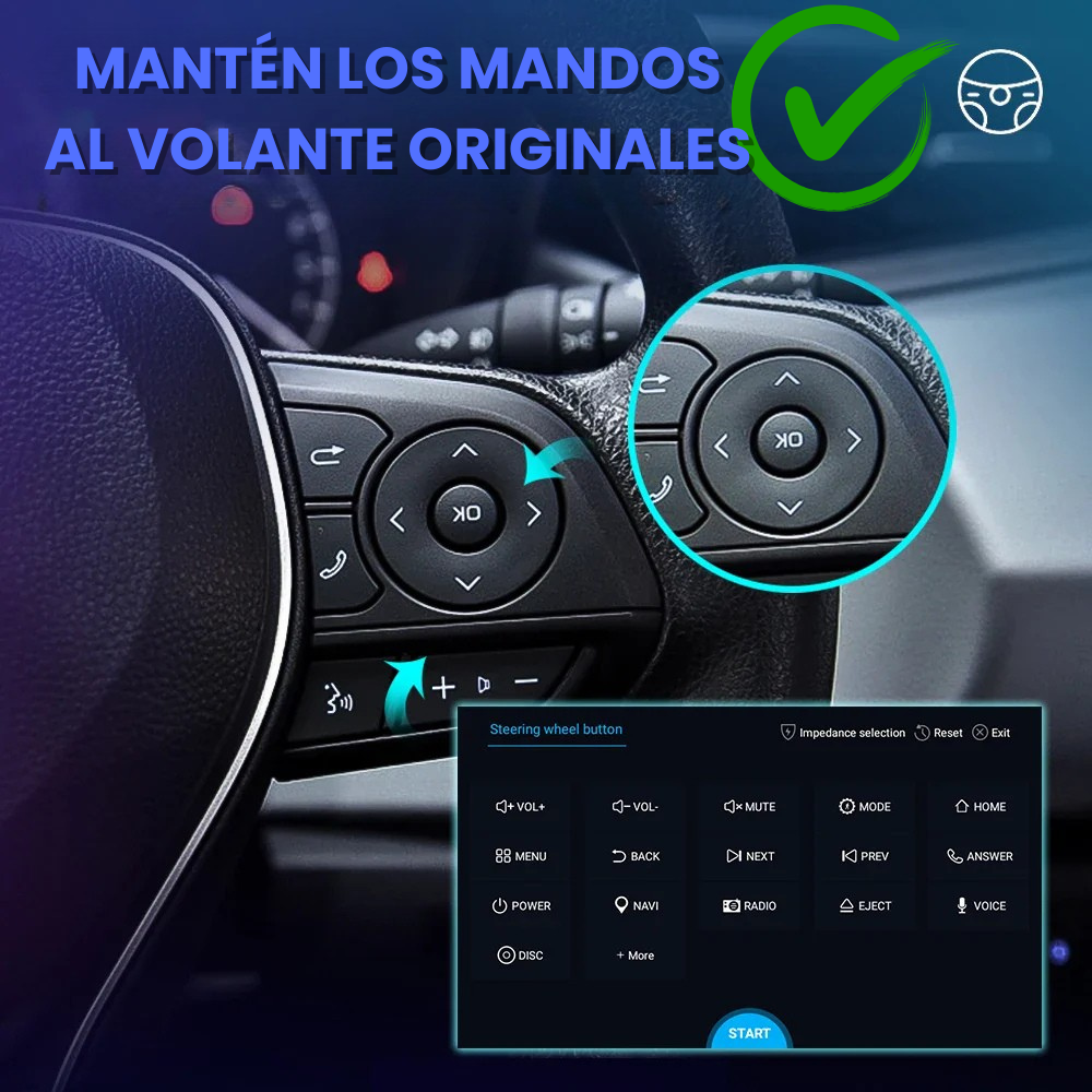 Android Autoradio Carplay Toyota Land Cruiser 2018-2023