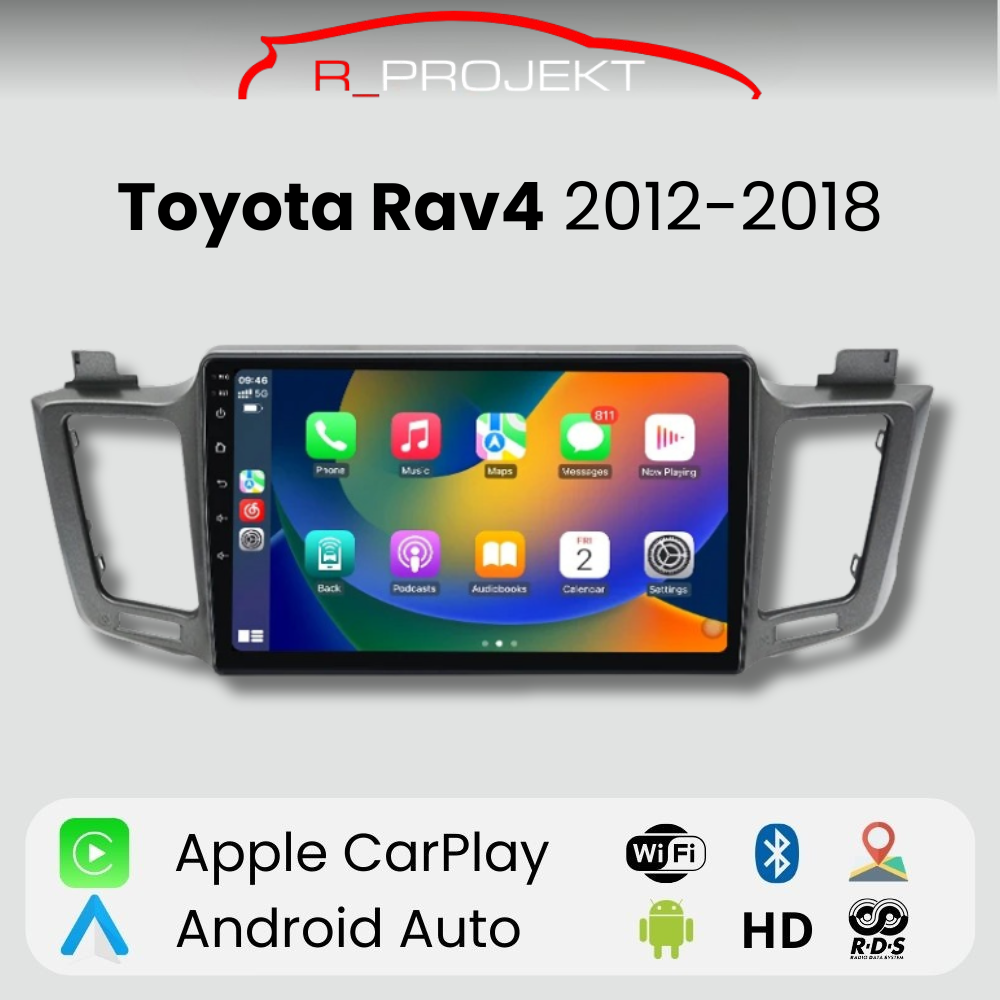 Android Autoradio Carplay Toyota RAV4 RAV 4 2012 - 2018