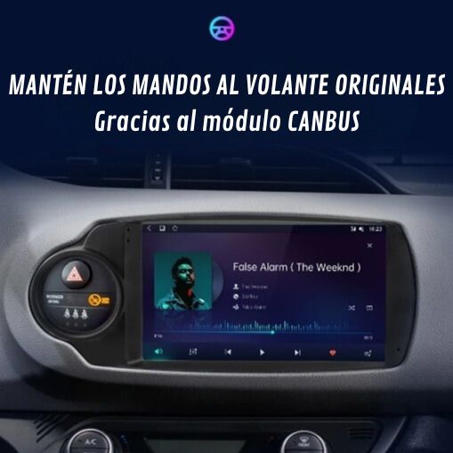 Android Autoradio Carplay Toyota Yaris 2012 - 2017