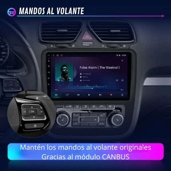 Android Auto Radio Carplay Volkswagen Scirocco 2008-2014