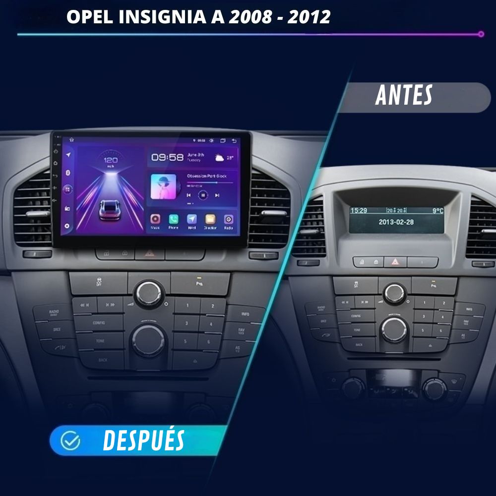 Android Auto Radio Carplay Opel Insignia A 2008-2013