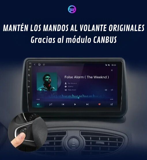 Android Autoradio Carplay Renault Clio 3 2005-2014
