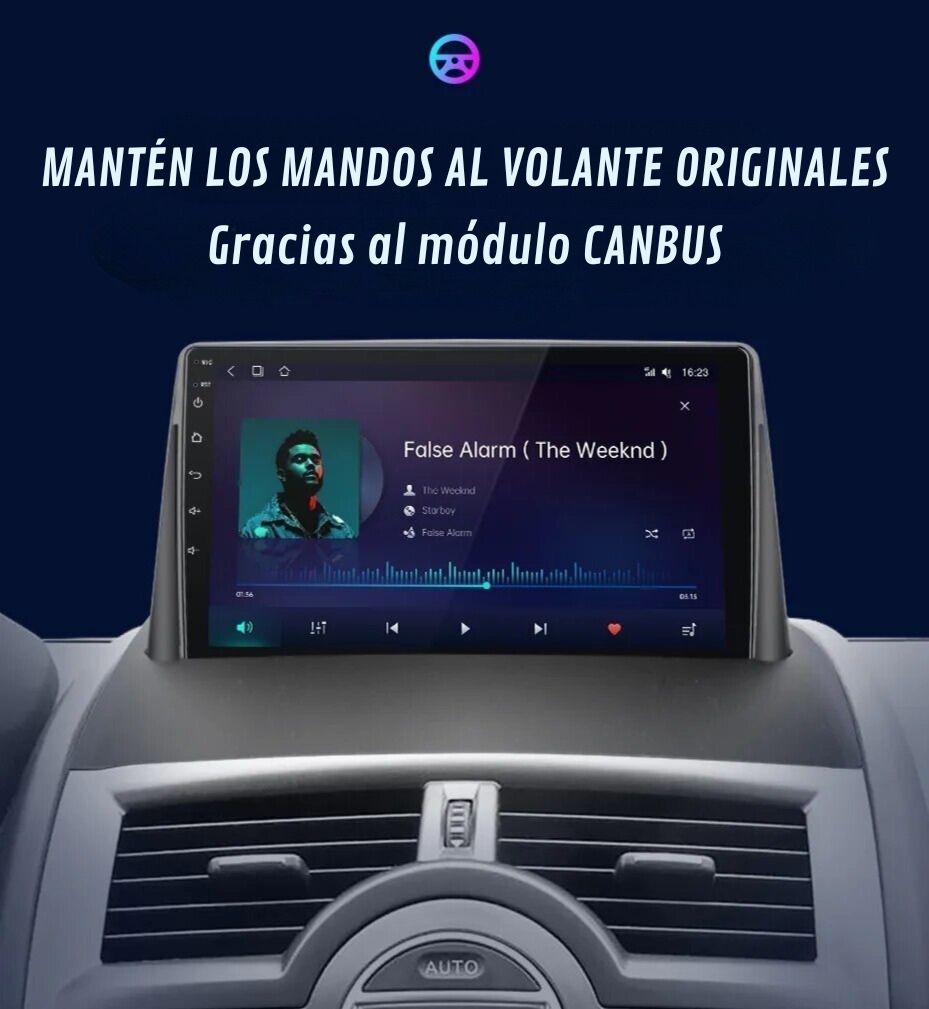 Android Autoradio Carplay Renault Megane 2 2002-2009